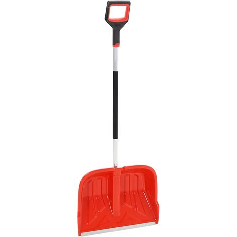 93709  Snow Shovel Red 136 cm Aluminium vidaXL (1/5)