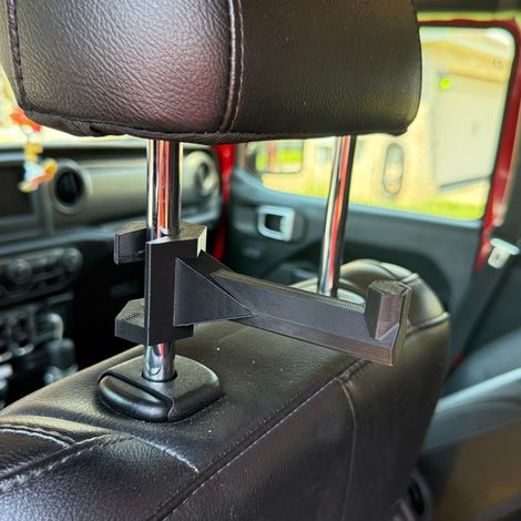 Support de crochet pour appuie-tête de voiture, porte-bagages de rangement pratique, attelage pour arc et flèche (1/5)