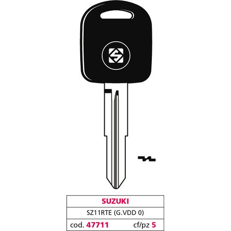 Silca CHIAVE PER AUTO SZ11RTE (G. VDD 0) SUZUKI 5.00 pz