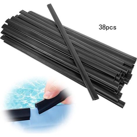 Bandes de revêtement pour revêtement de piscine hors sol – Bandes de rechange pour piscine ronde - Lot de 38 (1/4)