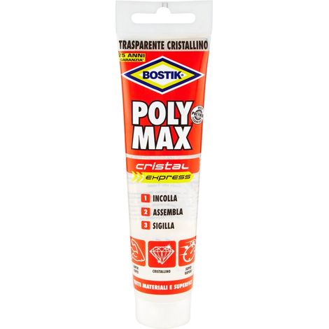 SIGILLANTE 'POLY MAX ORIGINAL EXPRESS CRISTAL BOSTIK 115 gr (1/5)