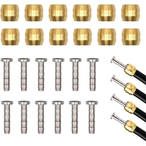 Olive de Connexion BH90 pour Frein à Disque, 12 pièces de Raccords Hydrauliques en Laiton pour , kit Purge Frein (1/5)