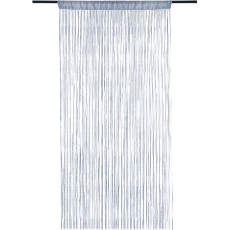 Tenda di perline per porta, 100x200 cm, tenda di perline di cristallo, tenda di perline glitterate, decorazione per la privacy della camera da letto (argento) (1/5)