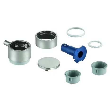 GROHE mando de corte Aquadimmer 49165, redondo, para sets de montaje final de termostato con función dual, supersteel, 49165DC0