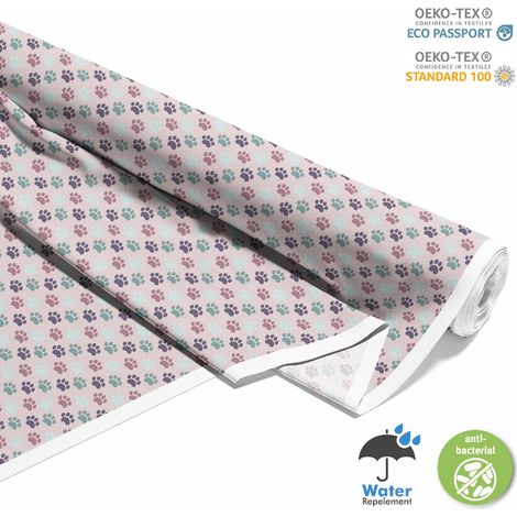 Outdoor dekostoffe oxford - Motiv bunte Pfoten 4 (1/5)