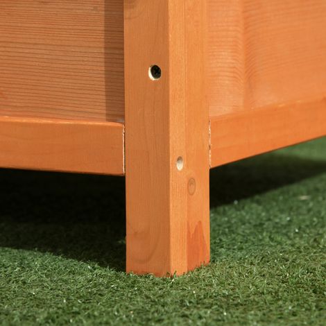 Cuisson extérieur imperméable en bois d'épicéa pour chien, 82 x 58 x 58 cm, niche robuste et spacieuse (1/5)