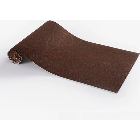 (Marron, 40x100cm) Tapis de sol/tapis de protection antidérapant auto-adhésif, tapis/tapis d'escalier réutilisable et amovible. (1/5)