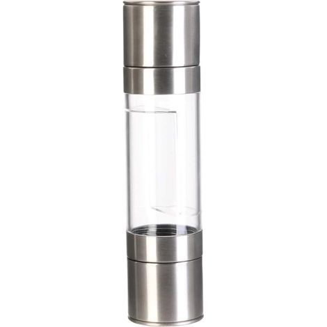 Moulin à Poivre et Sel 2 en 1 en Inox et Plastique (1/5)