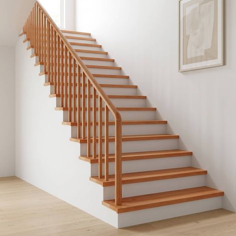 vidaXL Tappeti per scale 2 pz 70 x 25 x 2 cm Vernice
