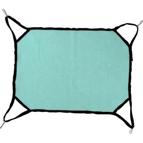 Hamac Pour Chat - Tissu Polar Doux et Respirant - Fixation Par Crochets Robustes - Convient Fenêtre, Cage ou Grille - 1 Pièce (1/5)
