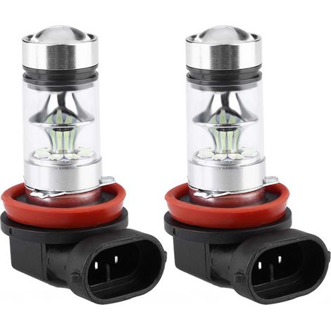 Ampoules de lampe de conduite automatique, ensemble d'ampoules de phare LED 1000 LM, couleur de lumière bleu glace, angle lumineux de 360 ° pour automobiles