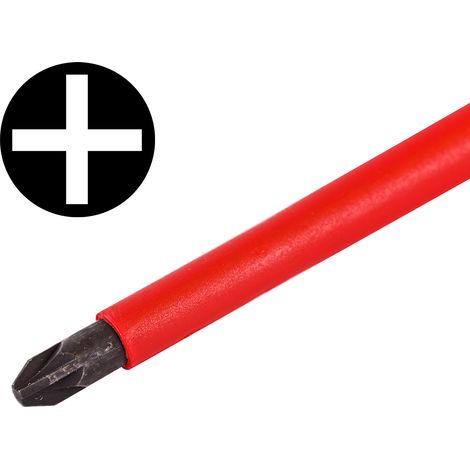 Elektrikársky skrutkovač krížový PH3x150 mm (1/3)