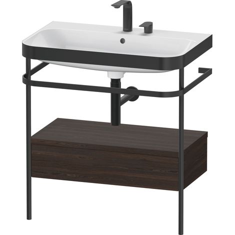 Duravit Happy D.2 Plus c-bonded Set mit Metallkonsole und