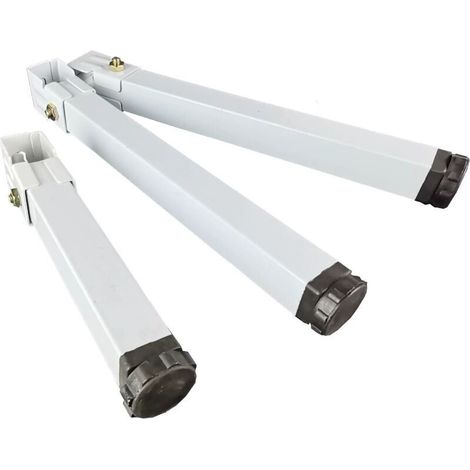 Set of 4 adjustable white feet 30-32MM universal stable support for bed sofa cabinet moisture resistant non-slip