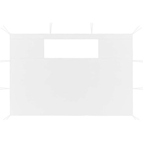 Pareti con Finestre per Gazebo 2 pz Bianche (1/3)