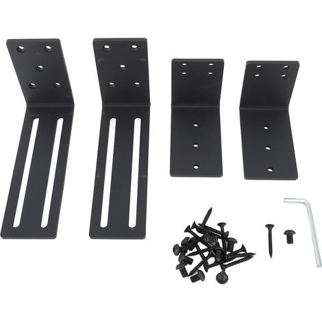 Supports de Barricade de porte réglables, support de barre ouvert robuste pour Garage, sous-sol, grange, hangar, entrepôt, arrière-cour (1/5)