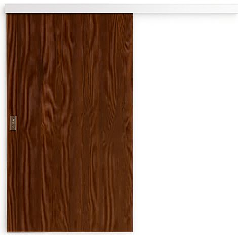 KIT COMPLETO: SOPORTE PARA PUERTA CORREDERA + BARANDILLA / Tamaño: 1M95cm  Blanco (1/3)
