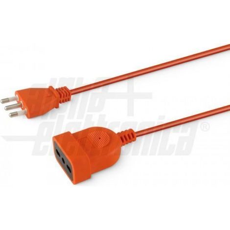 Alpha elettronica prolunga sp-pr 16a it bip 10m 3x1.5 arancio 23-003/10bpkb (1/3)
