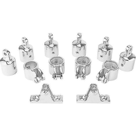 Ensemble de 12 pièces de fixation universelle pour pignon de toit de yacht, accessoires de montage pour auvent de toit de 25,4 mm (1/5)
