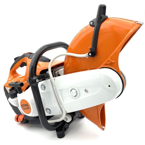 Sierra ingletadora STIHL TS420 66.7cc disco de corte 350 mm profundidad hasta 125 mm (1/2)