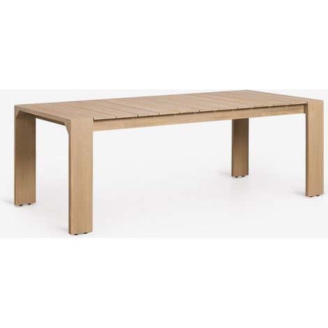 Tavolo da giardino rettangolare 220x100 cm in legno di acacia Mirelen SKLUM            