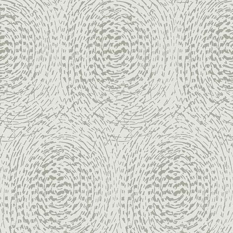 Papier peint intissé beige & gris idéal chambre adulte | Papier peint tendance motif cercle original | Tapisserie beige & grise pour cuisine - 10,05 x 0,53 m (1/5)