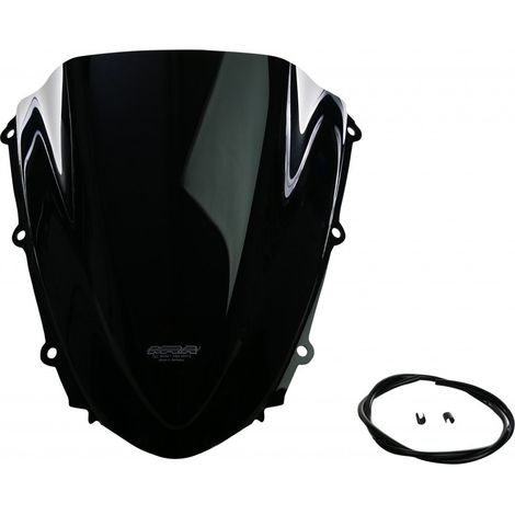 Parabrezza per moto MRA per Honda CBR 1000 RR, SC57, 2004-2007, modello R, nero (1/5)