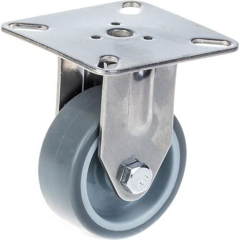 "Wheel - Stainless steel - 50 mm - Fixed - 40 kg load"
