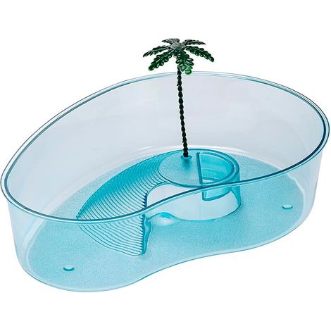 Ferplast ARRICOT Vaschetta di plastica per piccole tartarughe. Variante ARRICOT - Misure: 31 x 22 x h 7.5 cm -