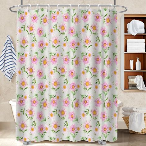 Rideau de douche 180x180 avec 12 œillets bâche de douche pour éviter les moisissures dans une pièce humide (1/5)