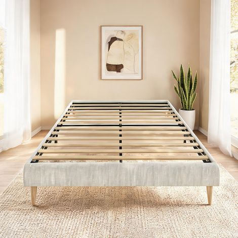 Canapé convertible crème 191 x 142 x 31 cm (1/5)
