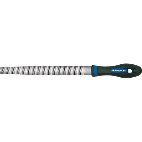 Râpe à bois DIN 7263 C L. 250 mm coupe transv. 25 x 7 mm coupe 2 demi-rond Ergonomique bicomposant (1/2)