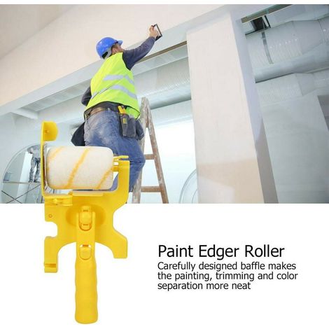 Rouleau de PeintureProtection latérale pour plafond et mur - Pinceau latéral intégré (1/5)
