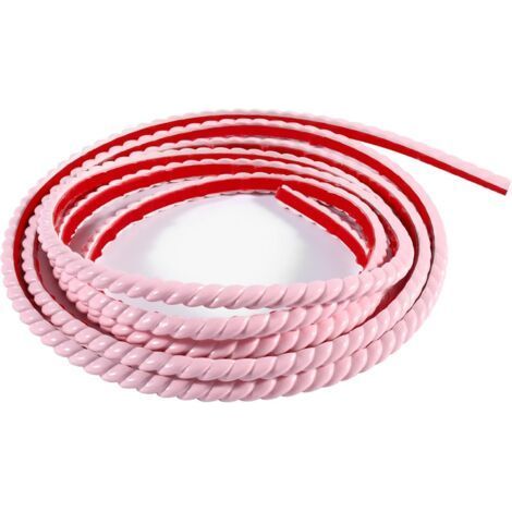 5M PVC Adhesive Decorative Tape, Tile Wallpaper Border, Decoration for Mirror Frame(10mm,Pink) (1/5)