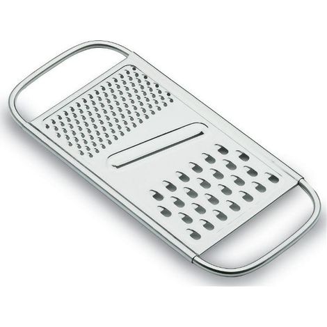 Lacor Grattugia 3 Utilizzi Inox Ergonomica Cucina