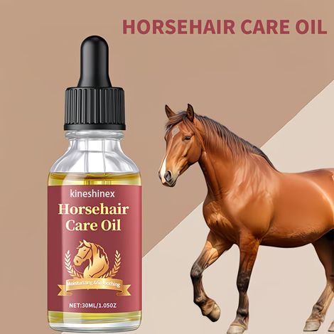 Kineshinex Horsehair Shine Oil Plant Formula eignet sich für Rennpferde und Showpferde. (1/5)