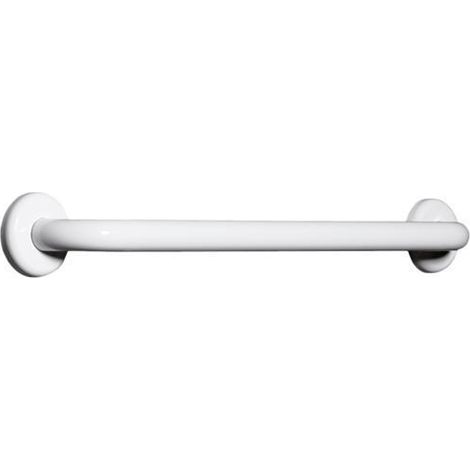 MANIGLIONE BAGNO DISABILI LACCATO BIANCO 45CM MAURER