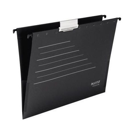 Hängetasche ALPHA® Recycle DIN A4 250g/m² Karton 100 % recycelt schwarz (1/4)