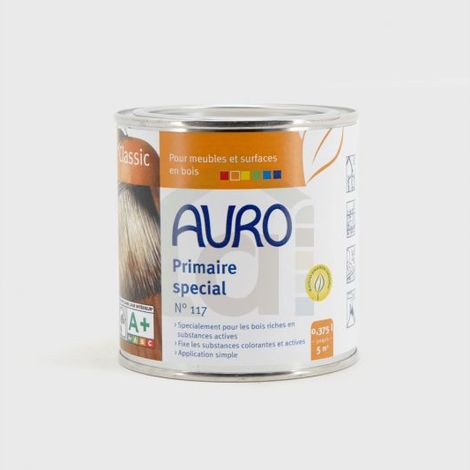 Primaire spécial pour bois riches n°117 AURO, (1/5)