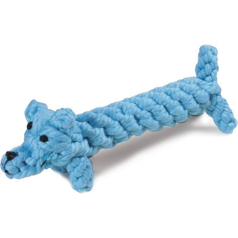 Peluche in corda Linea Cotton Friends Cane favorisce pulizia denti per cani