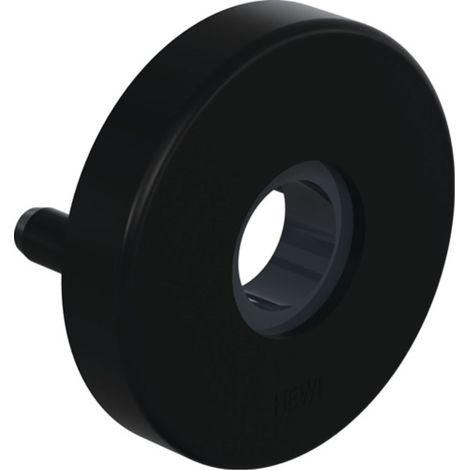 HEWI Drückerrosette 305.21PBR D.21mm,Ed.matt,tiefschwz,KN+LN,TS38,1 - 305.21PBR 90 (1/3)