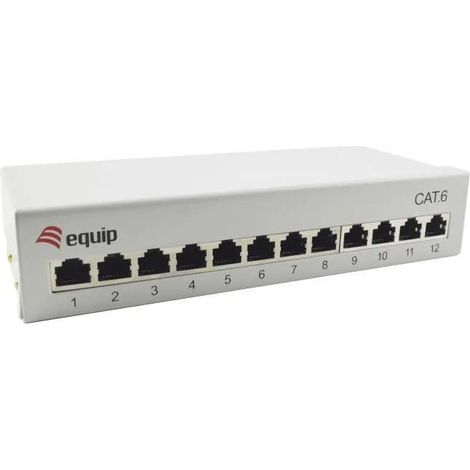 Equip 12-Port Cat6 Desktop Patchpanel Weiß