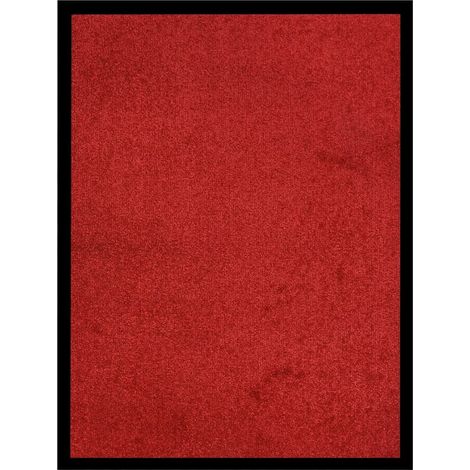 Paillasson Tapis de salon Style Moderne - Tapis de sol Rouge 60x80 cm BV261521 - BonneVie (1/5)