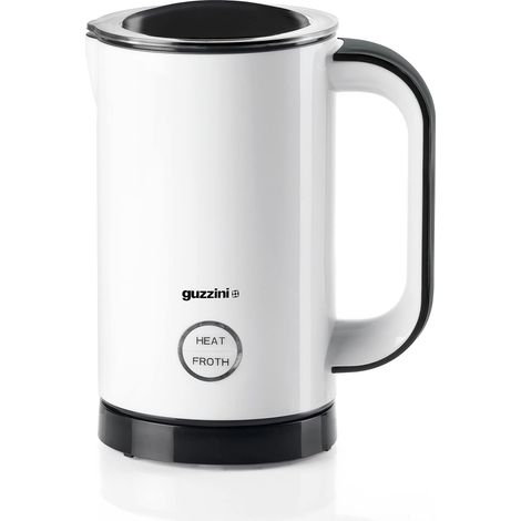 Guzzini Kitchen Active Design Cappuccinatore/Montalatte 14 x 10,5 x H 19 cm, Nero (1/5)