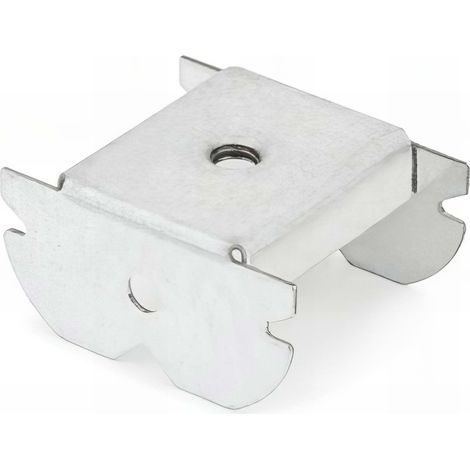 Index – Cavalier pivot M6 pour suspente – Droit galvanisé – Fixation plafond – Conforme EN 13964:2006 – Pour bâtiment béton (1/4)
