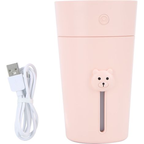 Humidificateur et purificateur d'air portable avec veilleuse et motif ours en dessin animé (USB) (1/4)