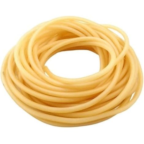 Tuyau en caoutchouc latex naturel élastique de 10 mètres, pour usage industriel, hospitalier ou de laboratoire, dimensions 6 mm x 9 mm. (1/5)
