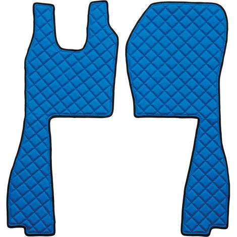 Coppia tappeti in Skeentex - Blu - compatibile per Scania R Serie 6 (09/0908/13) sedile pass. pneumatico (1/3)