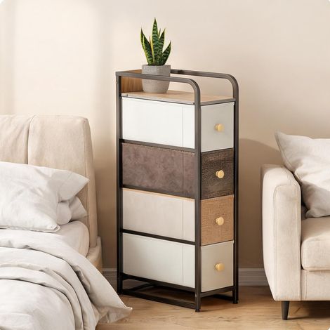 Armoire de rangement en tissu non tissé acier 20 x 47 x 84,5 cm (1/5)