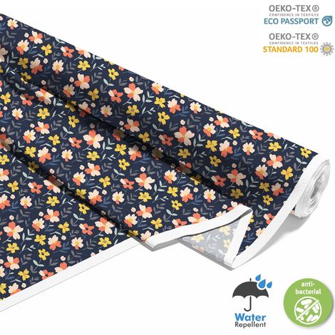 OUTDOOR DEKOSTOFFE OXFORD - Motiv Blumen I DX5104
